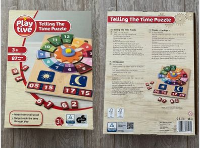 Playtive Telling The Time Puzzle