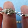 Vintage 60's Long Hand Knotted Faux Cream Pearl? Necklace Sterling Silver 925 Clasp Image 6