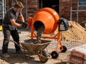 Cement Mixer 63 Litre  Electric Concrete Mixer