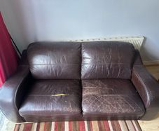 Leather sofa