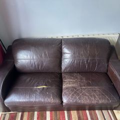 Leather sofa