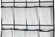 FREE SHIPPING Hanging Organiser Over the Door, Shoe Racks, Shoe Storage, 24 Large Mesh Pockets Storage hanger for Bedroom Bathroom Closet, 59 X 21.6, White