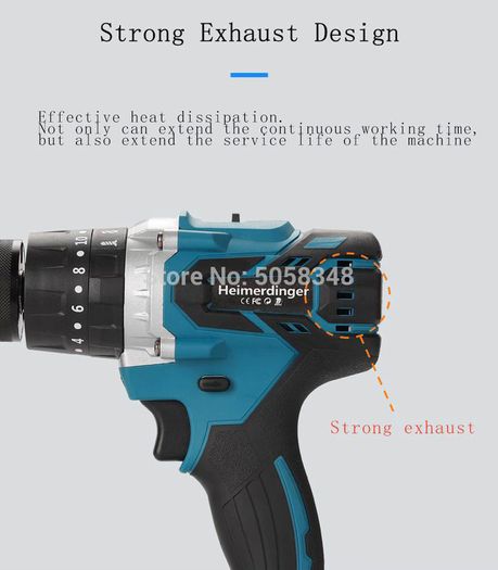 18V 13mm cordless impact drill 18V 13mm brushless impact drill 18V impact drill 18V screwdriver drill with two batteries