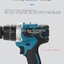 18V 13mm cordless impact drill 18V 13mm brushless impact drill 18V impact drill 18V screwdriver drill with two batteries Image 6
