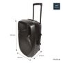 QTX MIXCAB-15 Portable PA w/ Mixer Bluetooth Image 3