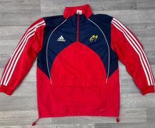 Vintage 2007 Adidas Munster Rugby Anorak Jacket Medium