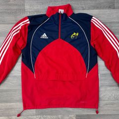 Vintage 2007 Adidas Munster Rugby Anorak Jacket Medium