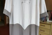 Victoria Beckham Two Tone bird print dress UK 14