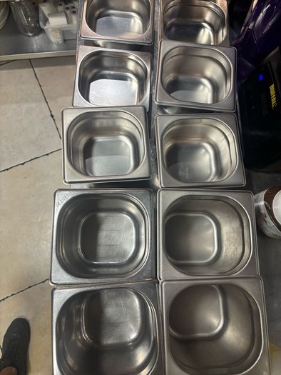 Stainless Steel Food Prep Containers & Lids