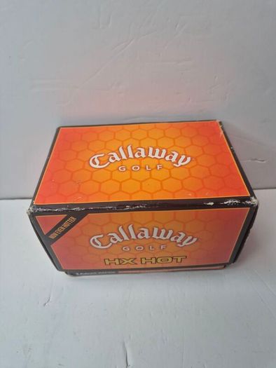 Callaway Golf HX Hot Balls Brand New Dozen (12 Pack, Unused)