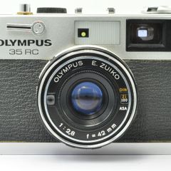 Olympus 35RC 35mm film rangefinder camera in good condition With E-zuiko 42mm f2.8 super sharp lens(No Leica, NO Canon QL17,No Yashica GSN)