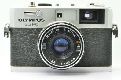 Olympus 35RC 35mm film rangefinder camera in good condition With E-zuiko 42mm f2.8 super sharp lens(No Leica, NO Canon QL17,No Yashica GSN)