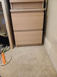 malm bedside lockers