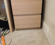 malm bedside lockers