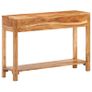 Sideboard 110x30x75 cm Solid Acacia Wood Image 4