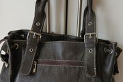 Brown real leather bag  15 euro