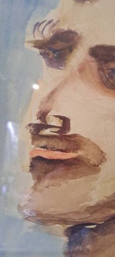 Modern Watercolor Impressionist Portrait