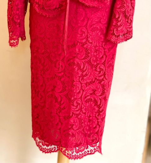 Louise Kennedy occasion red suit