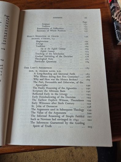 Vintage Mother of The Redeemer. Lectures on Doctrine and Devotion. Kevin McNamara. Religious. 1960