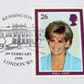 Lady Diana in India BUNC 1993 50p coin stamp cover Image 3