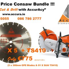Stihl TS410 & Diamond Blade Bundle (NEW)