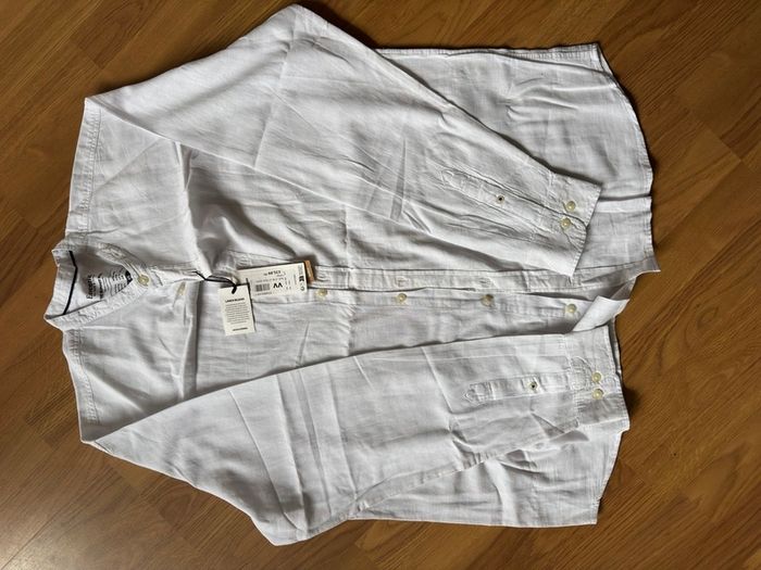 linen blend shirt