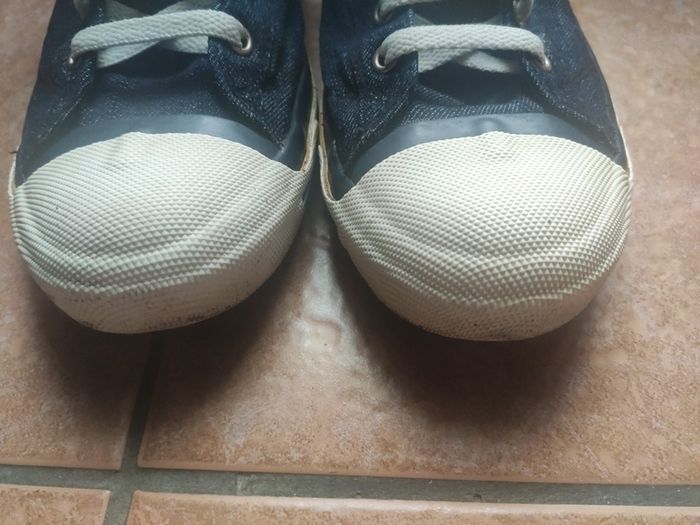Diesel Denim High-Top Sneakers
