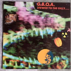 Gaye Bykers On Acid - Stewed To The Gills... LP (1989) Original Pressing Psyche Indie Punk EX+