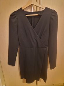 Black mini dress size xs