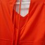 Lovely maxi red vintage dress 70's ruffle sleeves Image 5