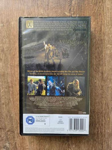 Lord of the Rings VHS tape