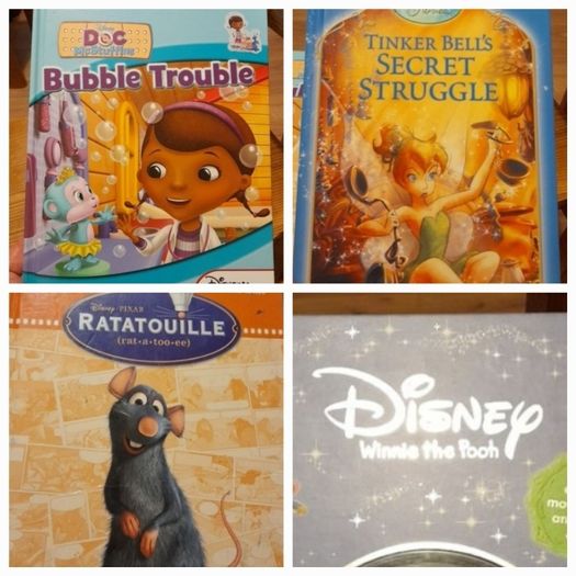 Four Disney books E4 bundle (E1/E2 each)