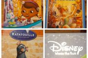 Four Disney books E4 bundle (E1/E2 each)