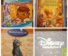 Four Disney books E4 bundle (E1/E2 each)