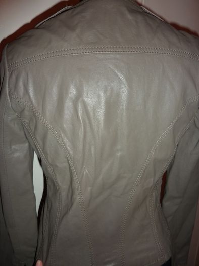 Bershka leather biker jacket size M