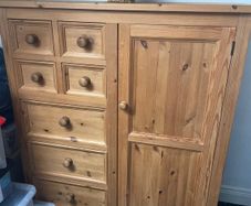 Solid pine cabinet