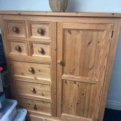 Solid pine cabinet