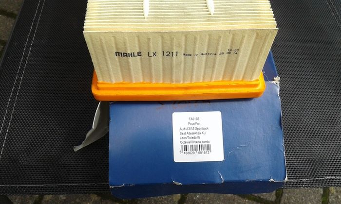 Vag Lx1211 Mahle Oe Filter to suit vw golf, passat, audi a3, seat leon, toledo, 1.9, 2.0 tdi
