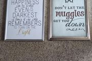 Harry Potter themed framed prints