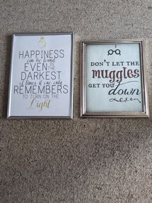 Harry Potter themed framed prints