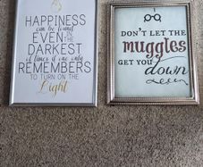 Harry Potter themed framed prints