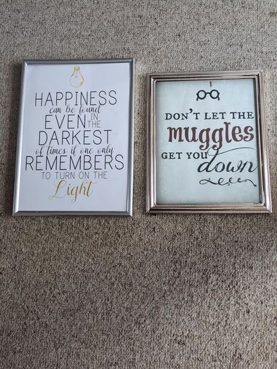 Harry Potter themed framed prints