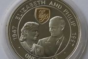 Silver proof Barbados Dollar 1997