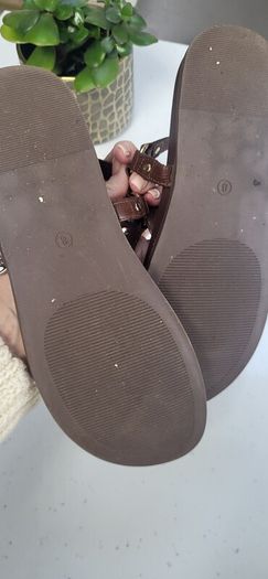 ANKO brown thong sandal Sz 8 AUS (Fit 6UK)