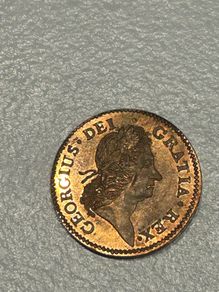 1722 Hibernia Coinage Halfpenny US Colonial reproduction