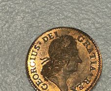 1722 Hibernia Coinage Halfpenny US Colonial reproduction
