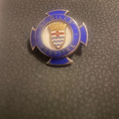 Giles silver nurses badge