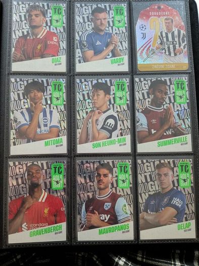 Football Cards Merlin Numbered Coca-Cola Holo Giants Elite Stickers