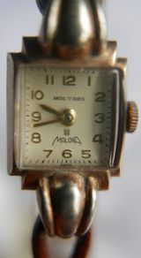 Vintage1930s MALONA Ancre 17 Rubis Ladies Watch Vintage Hand Wind Up Wrist Watch Art Deco Swiss Made Working