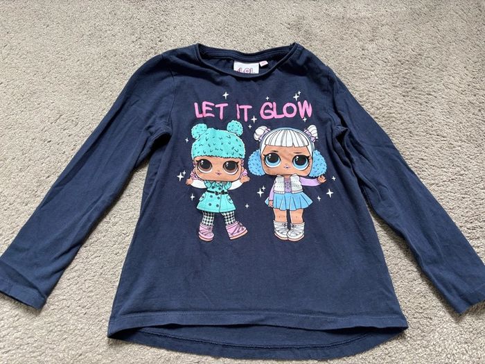 girls top long sleeve LOL 122cm 6-7 years